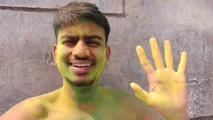 I celebrated Holi